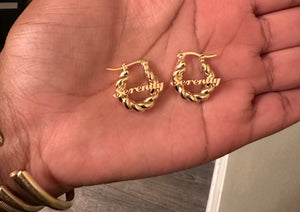 Twisted Babygirl Hoops