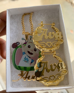 Colorful Kids Character Necklaces 💗