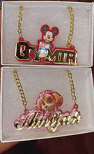 Load and play video in Gallery viewer, Acrylic Character Necklaces (different styles)
