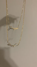 Load and play video in Gallery viewer, Classy Font Necklace ♡
