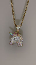 Load and play video in Gallery viewer, Unicorn Icy Necklace 💗
