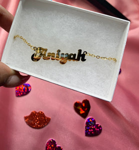 Ritika name store necklace