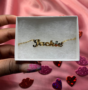 Barbie Font Custom Necklace