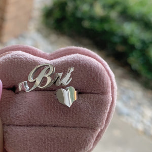 Custom Heart Ring 💗