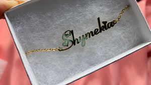 Custom Name Anklet ♡