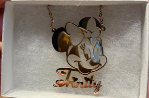 Kids Cartoon Nameplate Necklace ♡