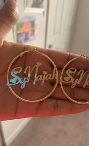 Custom Nameplate Hoops