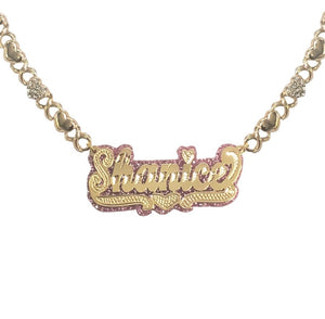 XOXO Glitz Custom Nameplate💗