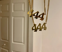 Load image into Gallery viewer, 444 Angel Number Necklace
