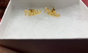 Original Custom Name Studs ♡