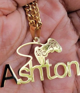 Kids Cartoon Nameplate Necklace ♡