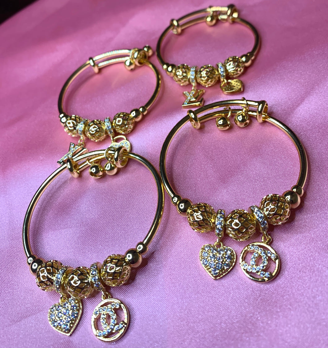 Luxury Inspired Princess Bangles 💗