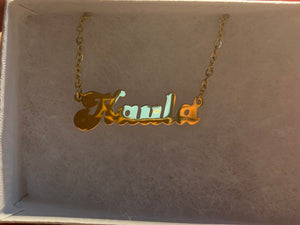 Barbie Font Custom Necklace