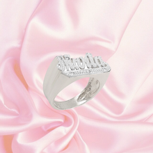 Load image into Gallery viewer, The Tina Silver Flattop Ring ♡
