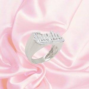 The Tina Silver Flattop Ring ♡