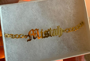 Custom Name Anklet ♡