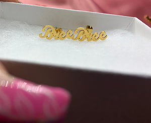 Original Custom Name Studs ♡